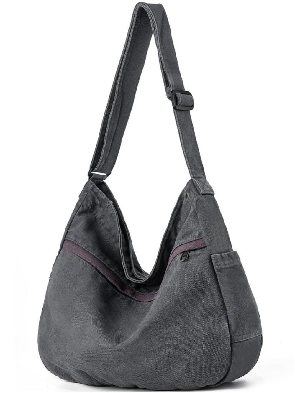 Canvas Hobo Crossbody Tote Bag for Women & Men Large Messenger Bag